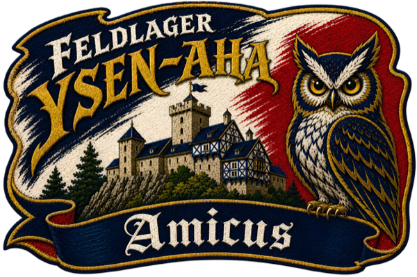 Aufnäher Amicus – Feldlager Ysen-Aha