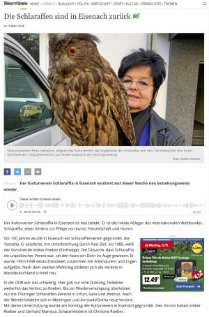 Pressebericht Thüringer Allgemeine